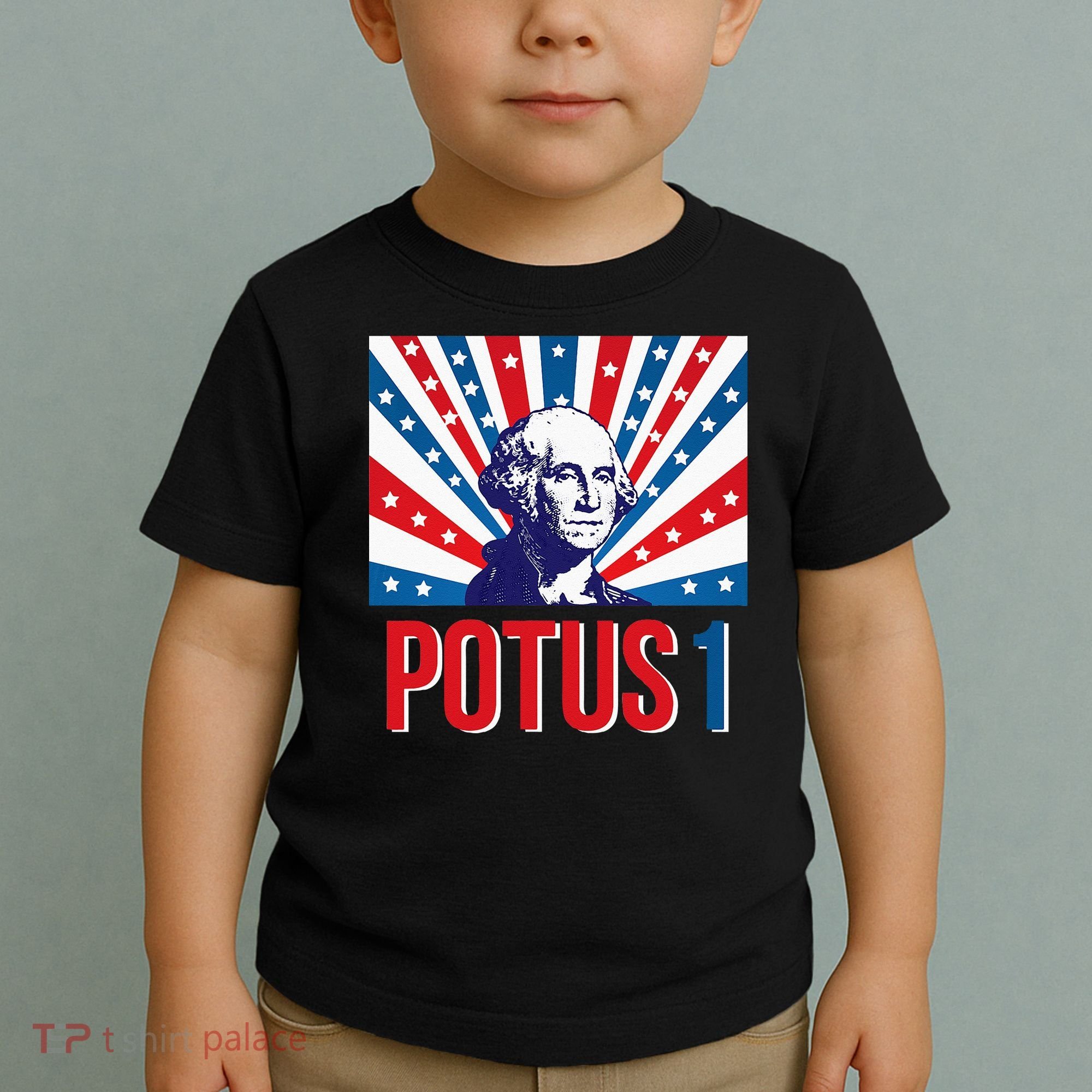Potus 1 George Washington Retro Toddler T-Shirt
