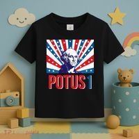 Potus 1 George Washington Retro Toddler T-Shirt thumb 3