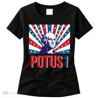 Potus 1 George Washington Retro Women's T-Shirt thumb 0
