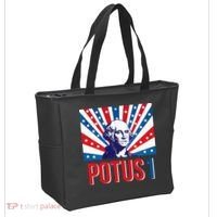 Potus 1 George Washington Retro Tote Bag thumb 2
