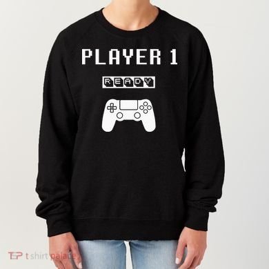 Player 1 Player 2 ready player 3 loading... pregnancy ps Women's Sweatshirt