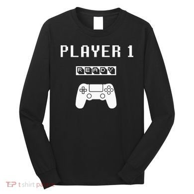 Player 1 Player 2 ready player 3 loading... pregnancy ps Long Sleeve Shirt