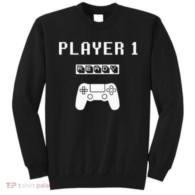 Player 1 Player 2 ready player 3 loading... pregnancy ps Sweatshirt