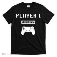 Player 1 Player 2 ready player 3 loading... pregnancy ps T-Shirt thumb 0