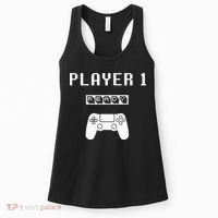 Player 1 Player 2 ready player 3 loading... pregnancy ps Women's Tank Top thumb 0