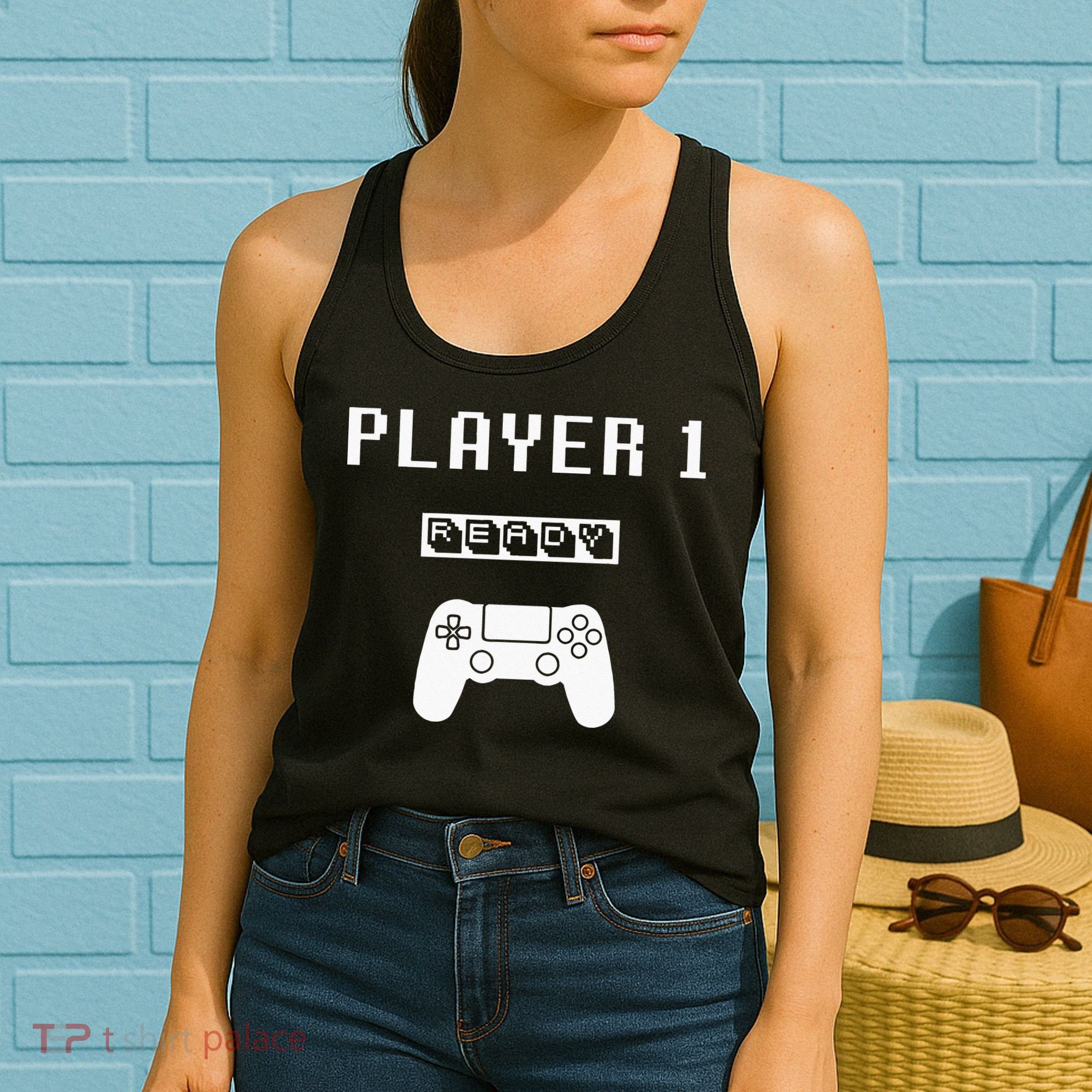 Player 1 Player 2 ready player 3 loading... pregnancy ps Women's Tank Top