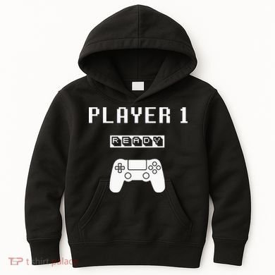 Player 1 Player 2 ready player 3 loading... pregnancy ps Kids Hoodie