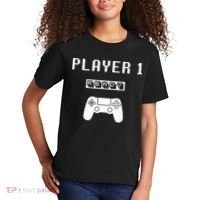 Player 1 Player 2 ready player 3 loading... pregnancy ps Kids T-Shirt thumb 2