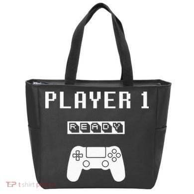 Player 1 Player 2 ready player 3 loading... pregnancy ps Tote Bag