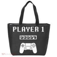 Player 1 Player 2 ready player 3 loading... pregnancy ps Tote Bag thumb 0