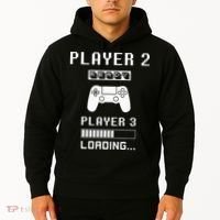 Player 1 Player 2 ready player 3 loading... pregnancy ps Hoodie thumb 2