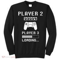 Player 1 Player 2 ready player 3 loading... pregnancy ps Sweatshirt thumb 0