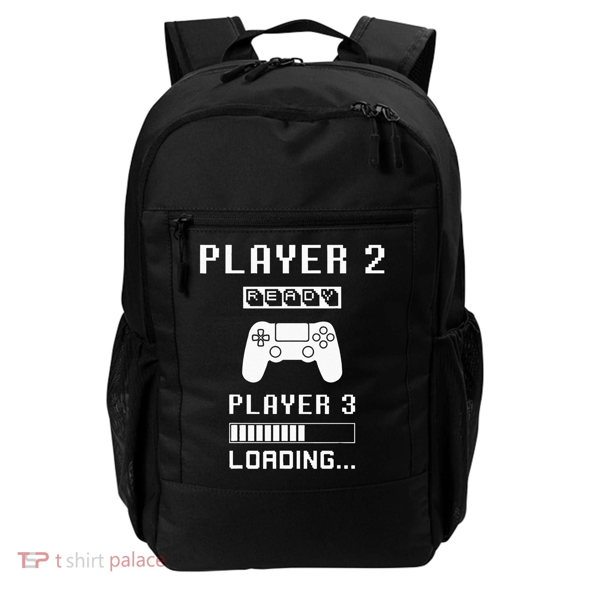 Player 1 Player 2 ready player 3 loading... pregnancy ps Backpack
