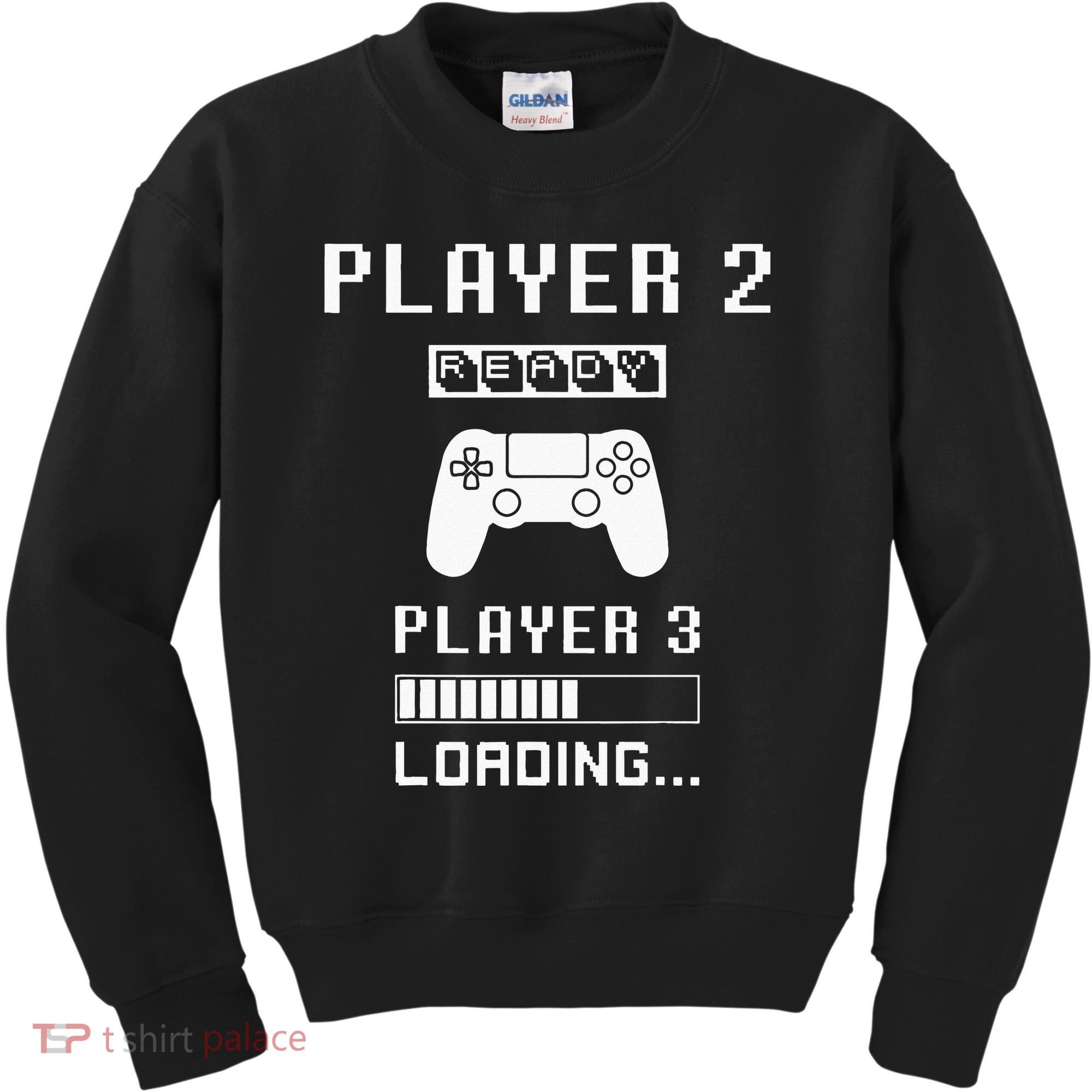 Player 1 Player 2 ready player 3 loading... pregnancy ps Kids Sweatshirt