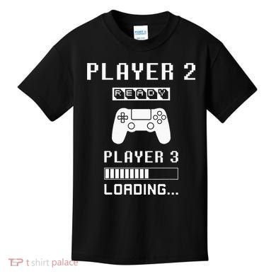 Player 1 Player 2 ready player 3 loading... pregnancy ps Kids T-Shirt