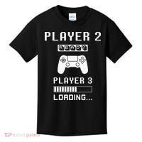 Player 1 Player 2 ready player 3 loading... pregnancy ps Kids T-Shirt thumb 0