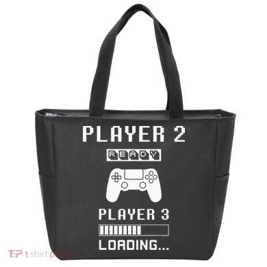 Player 1 Player 2 ready player 3 loading... pregnancy ps Tote Bag