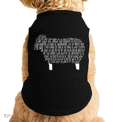 Psalm 23 Bible Scripture Lamb Doggie Tank