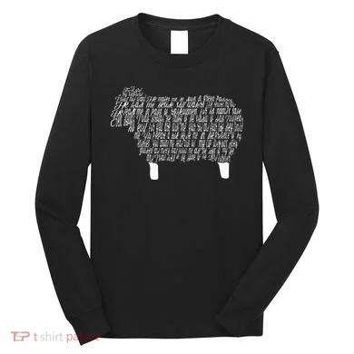 Psalm 23 Bible Scripture Lamb Long Sleeve Shirt