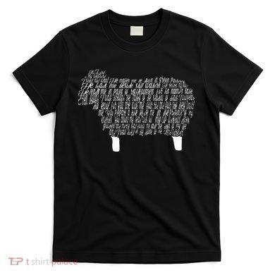 Psalm 23 Bible Scripture Lamb T-Shirt