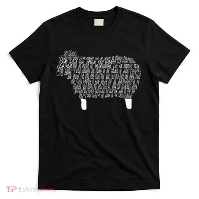 Psalm 23 Bible Scripture Lamb T-Shirt