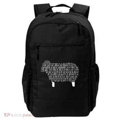 Psalm 23 Bible Scripture Lamb Backpack