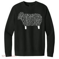 Psalm 23 Bible Scripture Lamb V.I.T. Fleece Crew Sweatshirt thumb 0
