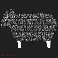 Psalm 23 Bible Scripture Lamb V.I.T. Fleece Crew Sweatshirt thumb 2
