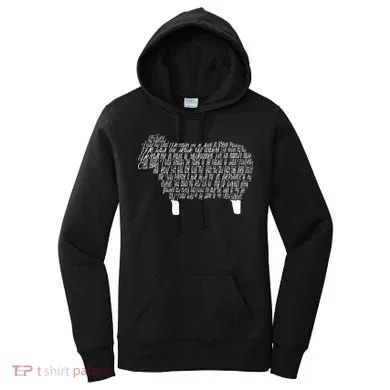 Psalm 23 Bible Scripture Lamb Women's Hoodie