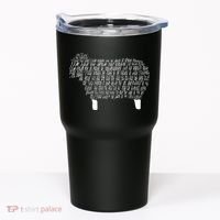 Psalm 23 Bible Scripture Lamb Tumbler thumb 0