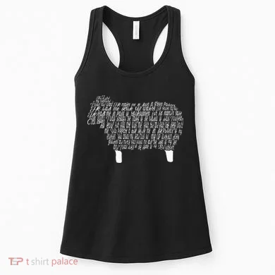 Psalm 23 Bible Scripture Lamb Women's Tank Top