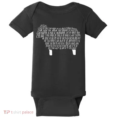 Psalm 23 Bible Scripture Lamb Baby Bodysuit