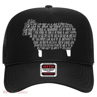 Psalm 23 Bible Scripture Lamb Hat