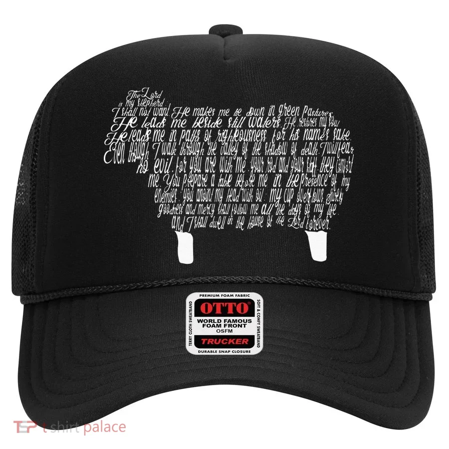 Psalm 23 Bible Scripture Lamb Hat