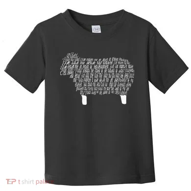 Psalm 23 Bible Scripture Lamb Toddler T-Shirt
