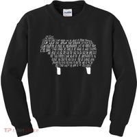 Psalm 23 Bible Scripture Lamb Kids Sweatshirt thumb 0