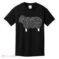 Psalm 23 Bible Scripture Lamb Kids T-Shirt thumb 0