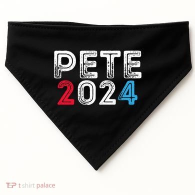 Pete 2024 Gift Pete For President Buttigieg Vote Gift USA-Made Doggie Bandana
