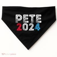 Pete 2024 Gift Pete For President Buttigieg Vote Gift USA-Made Doggie Bandana thumb 0