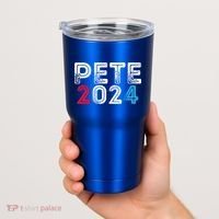 Pete 2024 Gift Pete For President Buttigieg Vote Gift Tumbler thumb 2