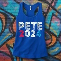 Pete 2024 Gift Pete For President Buttigieg Vote Gift Women's Tank Top thumb 3