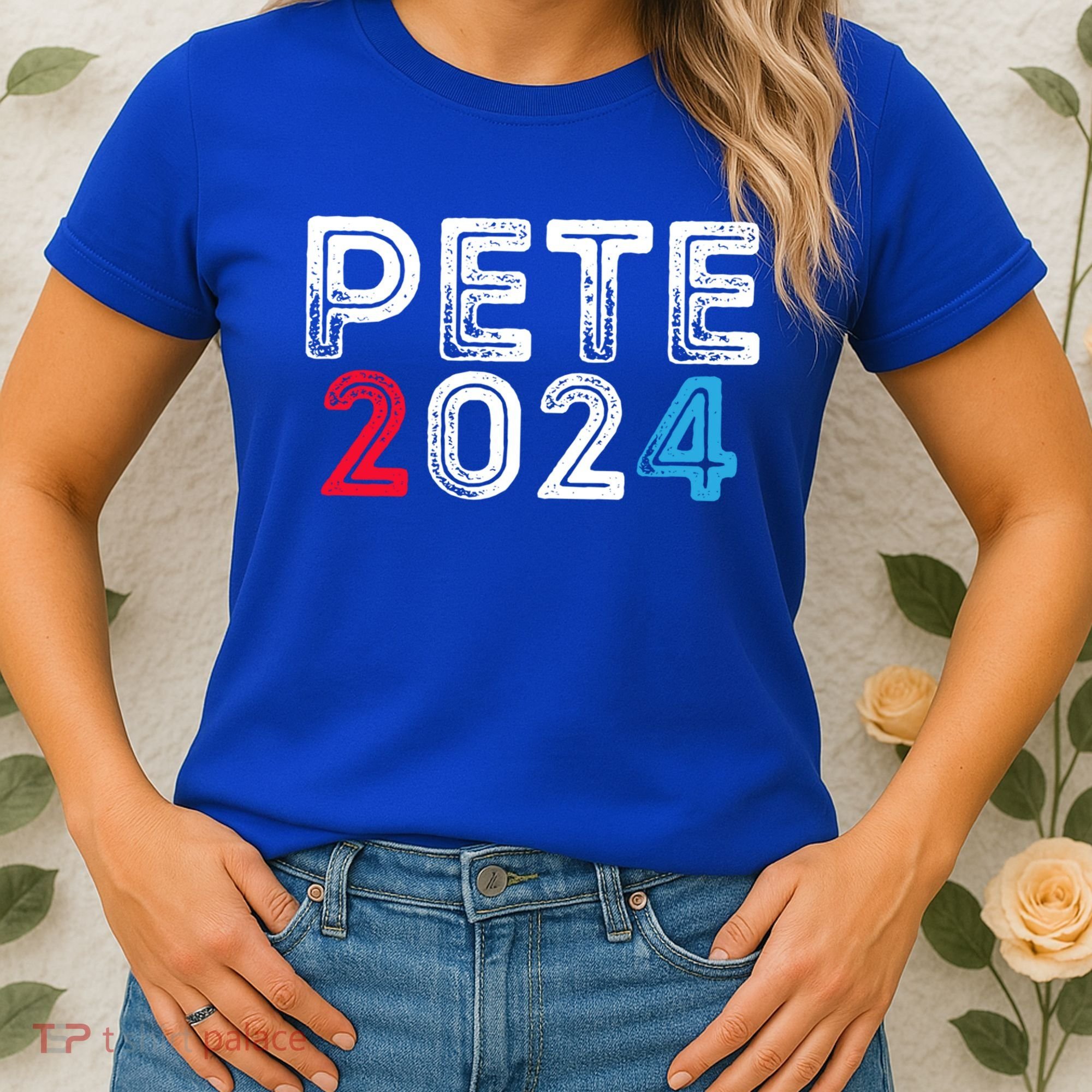 Pete 2024 Gift Pete For President Buttigieg Vote Gift Women's T-Shirt