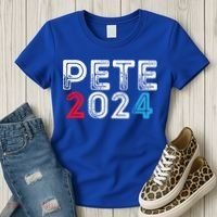 Pete 2024 Gift Pete For President Buttigieg Vote Gift Women's T-Shirt thumb 3