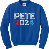 Pete 2024 Gift Pete For President Buttigieg Vote Gift Kids Sweatshirt thumb 0
