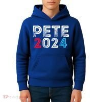 Pete 2024 Gift Pete For President Buttigieg Vote Gift Kids Hoodie thumb 4