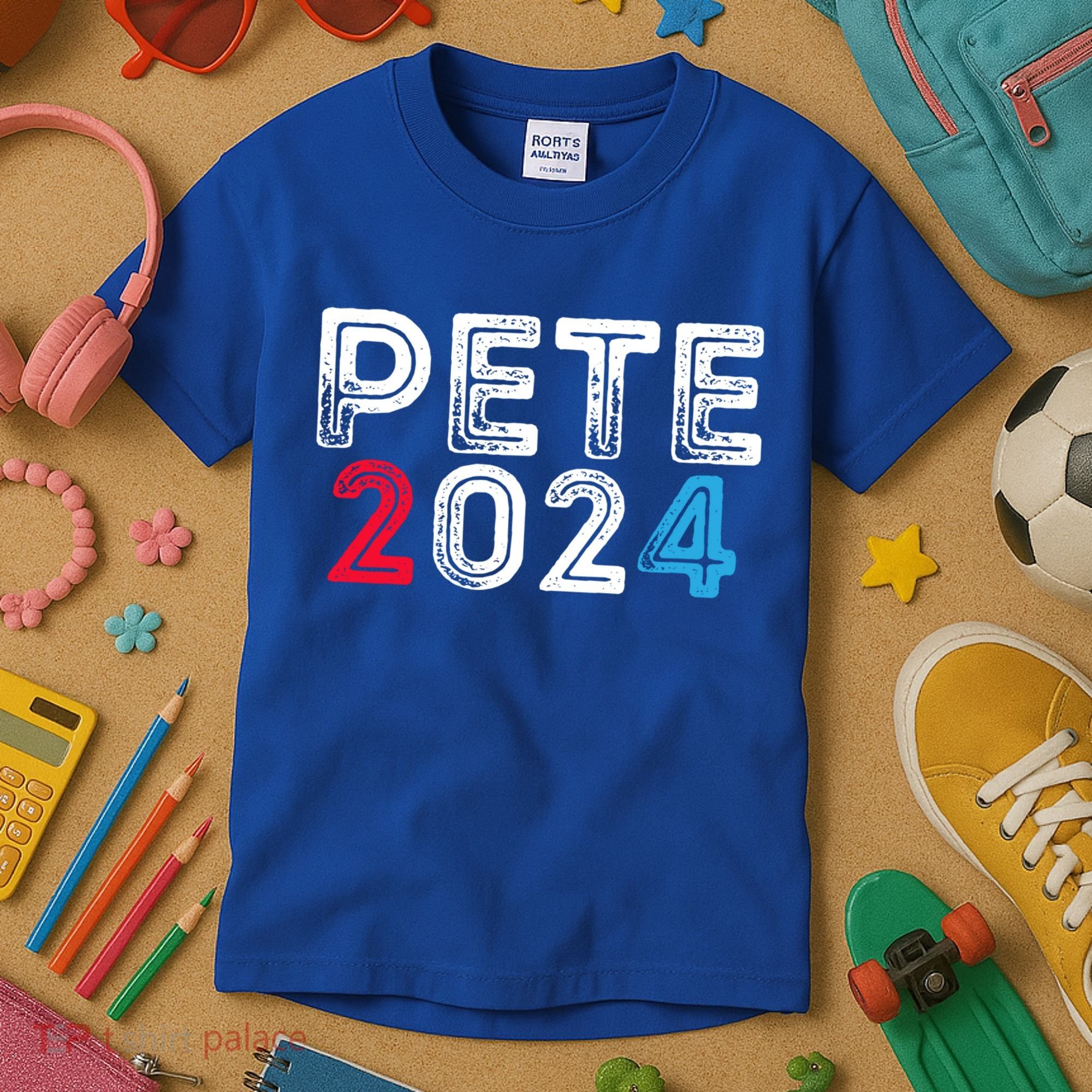 Pete 2024 Gift Pete For President Buttigieg Vote Gift Kids T-Shirt