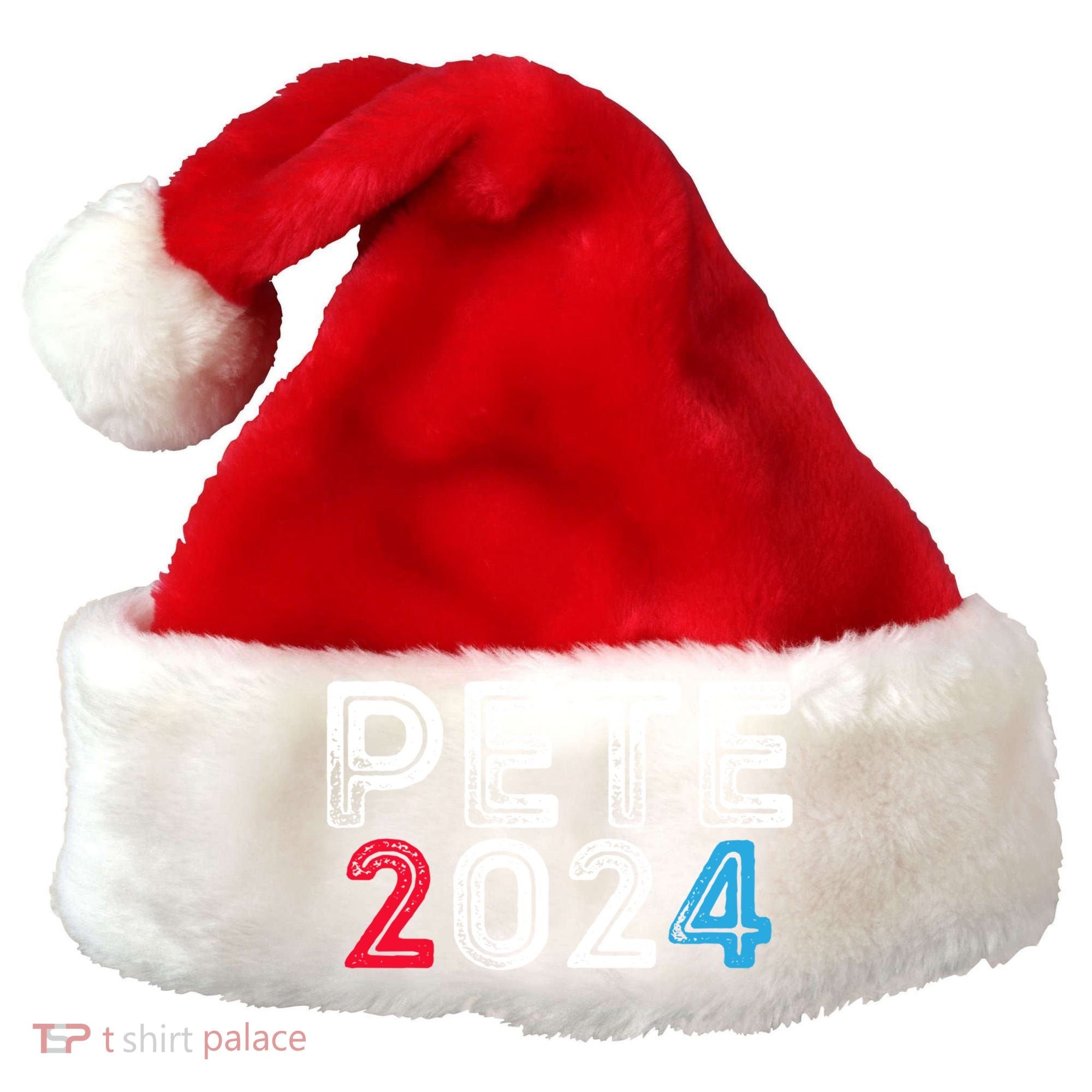 Pete 2024 Gift Pete For President Buttigieg Vote Gift Santa Hat