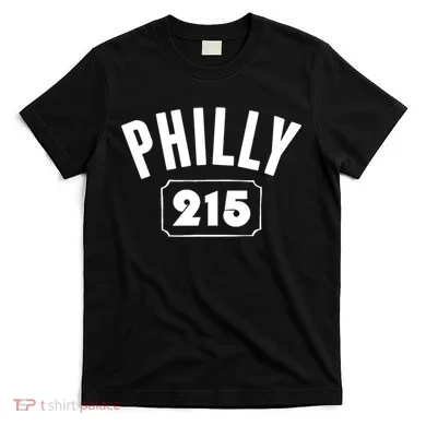 Philly 215 Philly Pride Area Code Workout T-Shirt