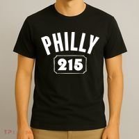 Philly 215 Philly Pride Area Code Workout T-Shirt thumb 3