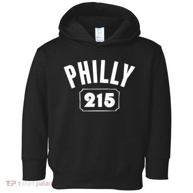 Philly 215 Philly Pride Area Code Workout Toddler Hoodie